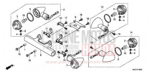 BLINKER (VT750C2B/CS/C/CA) VT750CSC de 2012